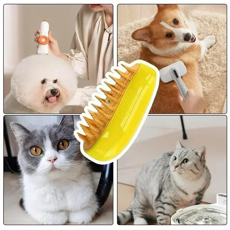 🎁 Clearance Sale 50% OFF 🔥 Pet Steam Brush